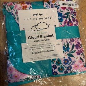 Little Sleepies Sweet Pea Cloud Blanket